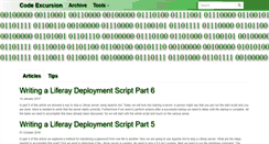 Desktop Screenshot of codeexcursion.com